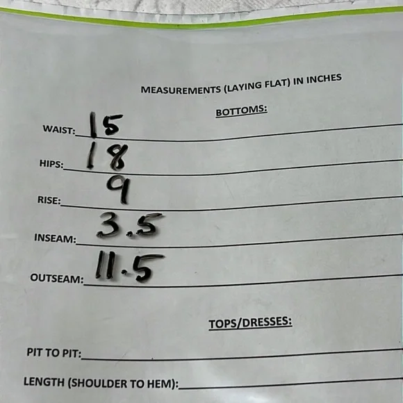 ⭐️Anthro Sanctuary peach shorts standard surplus size 28 - Picture 9 of 9